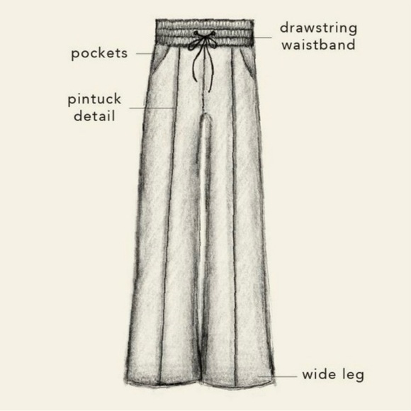 NWT! Target X Blogilates Women's Travel Trouser High-Rise Wide Leg Sweatpants M - Picture 9 of 9